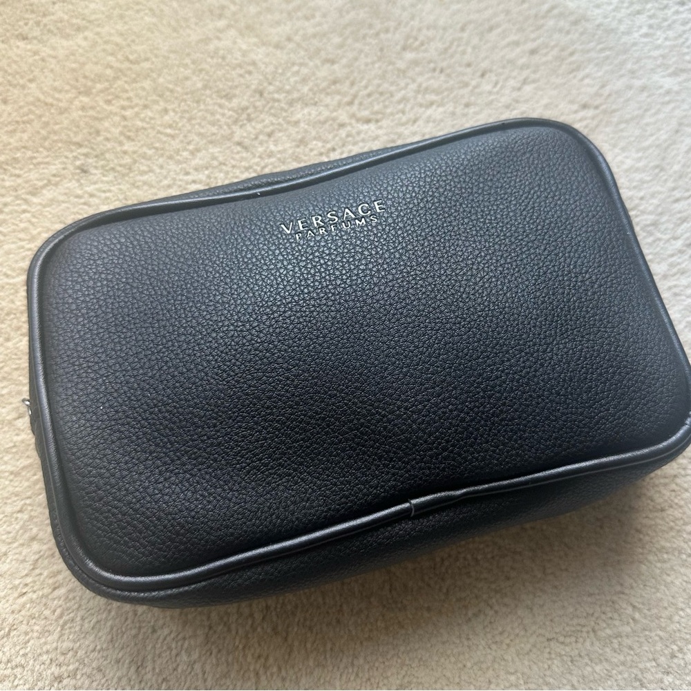 Versace Parfums Cosmetic Amenity Case - Black